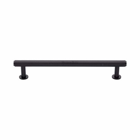 Heritage Brass Cabinet Hardware Matt Bronze / Cabinet Pull Handles / 160mm c/c Heritage Brass - Cabinet Pull Knurled Design with Rose 160mm CTC Matt Bronze Fin