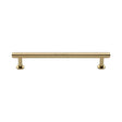 Heritage Brass Cabinet Hardware Polished Brass / Cabinet Pull Handles / 160mm c/c Heritage Brass - Cabinet Pull Knurled Design with Rose 160mm CTC Polished Brass Fini