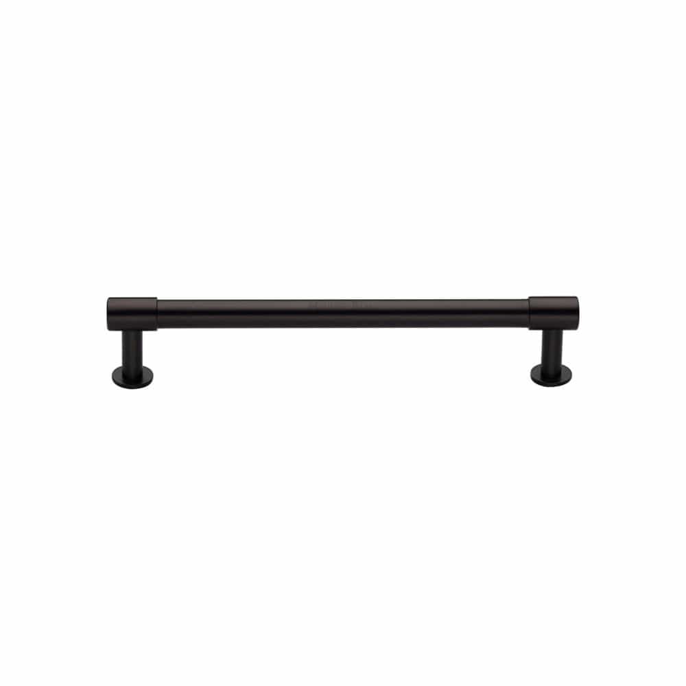 Heritage Brass Cabinet Hardware Matt Bronze / Cabinet Pull Handles / 128mm c/c Heritage Brass - Cabinet Pull Phoenix Design with 16mm Rose 128mm CTC Matt Bronz