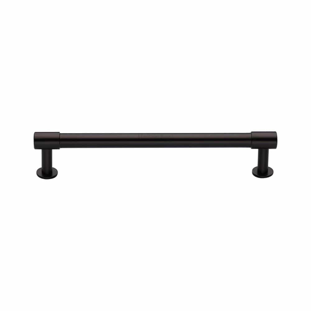 Heritage Brass Cabinet Hardware Matt Bronze / Cabinet Pull Handles / 160mm c/c Heritage Brass - Cabinet Pull Phoenix Design with 16mm Rose 160mm CTC Matt Bronz