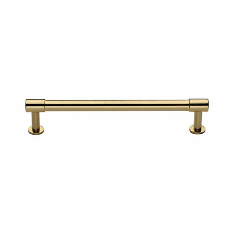 Heritage Brass Cabinet Hardware Polished Brass / Cabinet Pull Handles / 160mm c/c Heritage Brass - Cabinet Pull Phoenix Design with 16mm Rose 160mm CTC Polished Brass