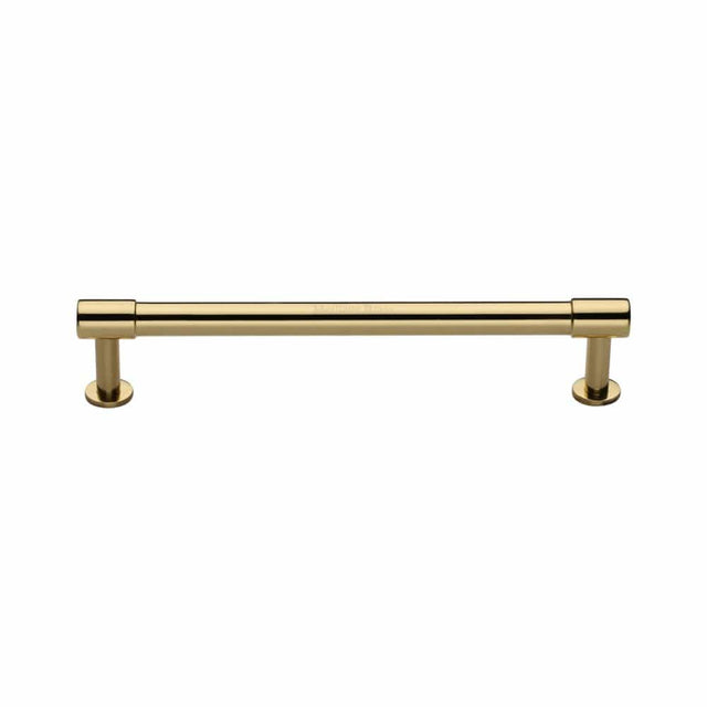 Heritage Brass Cabinet Hardware Polished Brass / Cabinet Pull Handles / 160mm c/c Heritage Brass - Cabinet Pull Phoenix Design with 16mm Rose 160mm CTC Polished Brass