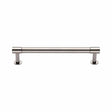 Heritage Brass Cabinet Hardware Polished Nickel / Cabinet Pull Handles / 160mm c/c Heritage Brass - Cabinet Pull Phoenix Design with 16mm Rose 160mm CTC Polished Nicke