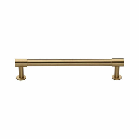 Heritage Brass Cabinet Hardware Satin Brass / Cabinet Pull Handles / 160mm c/c Heritage Brass - Cabinet Pull Phoenix Design with 16mm Rose 160mm CTC Satin Brass