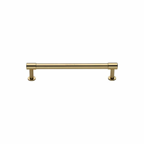 Heritage Brass Cabinet Hardware Polished Brass / Cabinet Pull Handles / 96mm c/c Heritage Brass - Cabinet Pull Phoenix Design with 16mm Rose 96mm CTC Polished Brass