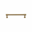 Heritage Brass Cabinet Hardware Satin Brass / Cabinet Pull Handles / 96mm c/c Heritage Brass - Cabinet Pull Phoenix Design with 16mm Rose 96mm CTC Satin Brass