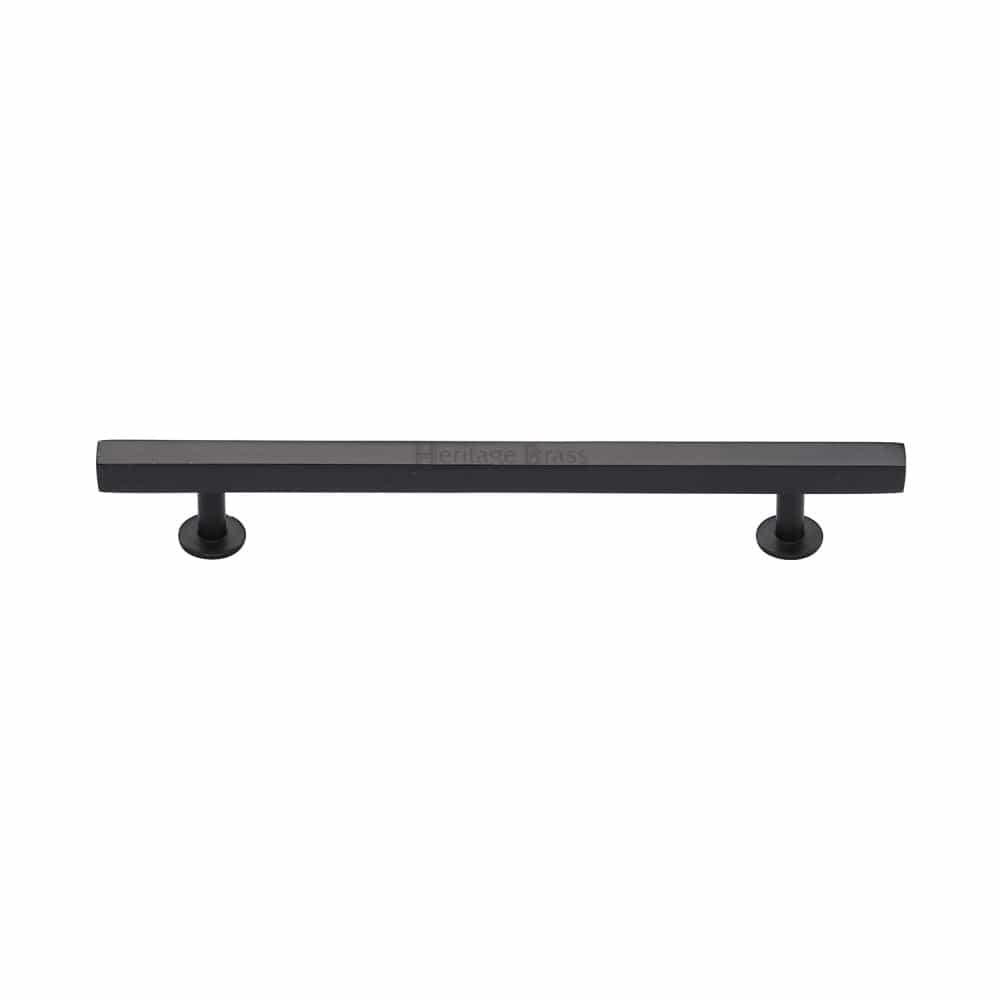 Heritage Brass Cabinet Hardware Matt Bronze / Cabinet Pull Handles / 160mm c/c Heritage Brass - Cabinet Pull Square Design 160mm CTC Matt Bronze Finish