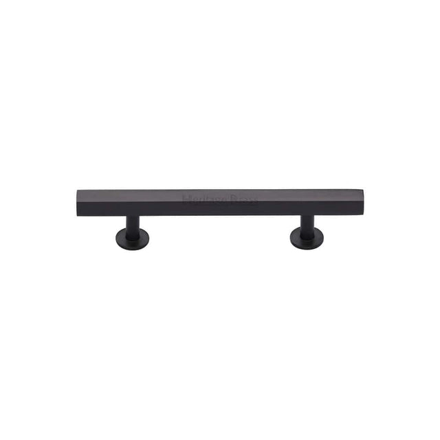 Heritage Brass Cabinet Hardware Matt Bronze / Cabinet Pull Handles / 96mm c/c Heritage Brass - Cabinet Pull Square Design 96mm CTC Matt Bronze Finish