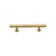Heritage Brass Cabinet Hardware Satin Brass / Cabinet Pull Handles / 96mm c/c Heritage Brass - Cabinet Pull Square Design 96mm CTC Satin Brass Finish