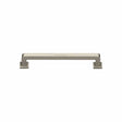 Heritage Brass Cabinet Hardware Satin Nickel / Cabinet Pull Handles / 101mm c/c Heritage Brass - Cabinet Pull Square Vintage Design 101mm CTC Satin Nickel Finish