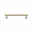 Heritage Brass Cabinet Hardware Polished Brass / Cabinet Pull Handles / 128mm c/c Heritage Brass - Cabinet Pull Step Design with 16mm Rose 128mm CTC Polished Brass Fi