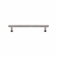 Heritage Brass Cabinet Hardware Polished Nickel / Cabinet Pull Handles / 128mm c/c Heritage Brass - Cabinet Pull Step Design with 16mm Rose 128mm CTC Polished Nickel F