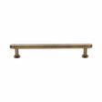 Heritage Brass Cabinet Hardware Antique Brass / Cabinet Pull Handles / 160mm c/c Heritage Brass - Cabinet Pull Step Design with 16mm Rose 160mm CTC Antique Brass Fi