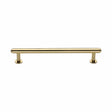 Heritage Brass Cabinet Hardware Polished Brass / Cabinet Pull Handles / 160mm c/c Heritage Brass - Cabinet Pull Step Design with 16mm Rose 160mm CTC Polished Brass Fi