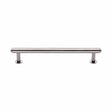 Heritage Brass Cabinet Hardware Polished Nickel / Cabinet Pull Handles / 160mm c/c Heritage Brass - Cabinet Pull Step Design with 16mm Rose 160mm CTC Polished Nickel F