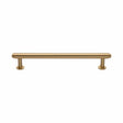 Heritage Brass Cabinet Hardware Satin Brass / Cabinet Pull Handles / 160mm c/c Heritage Brass - Cabinet Pull Step Design with 16mm Rose 160mm CTC Satin Brass Fi