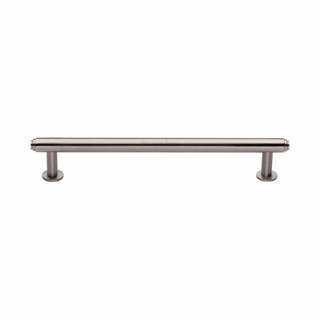 Heritage Brass Cabinet Hardware Satin Nickel / Cabinet Pull Handles / 160mm c/c Heritage Brass - Cabinet Pull Step Design with 16mm Rose 160mm CTC Satin Nickel F