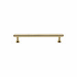 Heritage Brass Cabinet Hardware Polished Brass / Cabinet Pull Handles / 96mm c/c Heritage Brass - Cabinet Pull Step Design with 16mm Rose 96mm CTC Polished Brass Fin