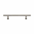 Heritage Brass Cabinet Hardware Polished Nickel / Cabinet Pull Handles / 160mm c/c Heritage Brass - Cabinet Pull T-Bar Design with 16mm Rose 160mm CTC Polished Nickel
