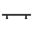 Heritage Brass Cabinet Hardware Matt Black / Cabinet Pull Handles / 203mm c/c Heritage Brass - Cabinet Pull T-Bar Design with 16mm Rose 203mm CTC Matt Black F