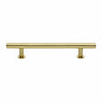 Heritage Brass Cabinet Hardware Polished Brass / Cabinet Pull Handles / 203mm c/c Heritage Brass - Cabinet Pull T-Bar Design with 16mm Rose 203mm CTC Polished Brass F