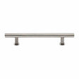 Heritage Brass Cabinet Hardware Polished Nickel / Cabinet Pull Handles / 203mm c/c Heritage Brass - Cabinet Pull T-Bar Design with 16mm Rose 203mm CTC Polished Nickel