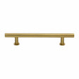 Heritage Brass Cabinet Hardware Satin Brass / Cabinet Pull Handles / 203mm c/c Heritage Brass - Cabinet Pull T-Bar Design with 16mm Rose 203mm CTC Satin Brass F