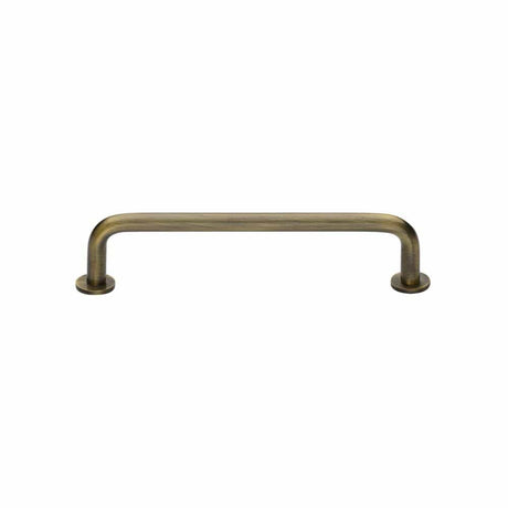 Heritage Brass Cabinet Hardware Antique Brass / Cabinet Pull Handles / 96mm c/c Heritage Brass - Cabinet Pull Wire Design with 16mm Rose 96mm CTC Antique Brass Fin