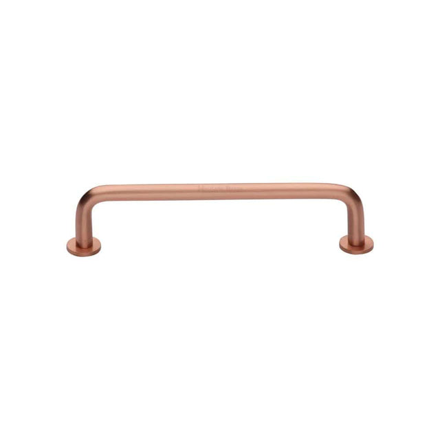 Heritage Brass Cabinet Hardware Satin Rose Gold / Cabinet Pull Handles / 96mm c/c Heritage Brass - Cabinet Pull Wire Design with 16mm Rose 96mm CTC Satin Rose Gold