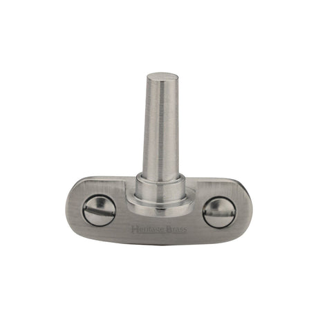 Heritage Brass Window Furniture Satin Chrome / Casement Stay Pin Heritage Brass - Cranked Casement Stay Pin Satin Chrome finish