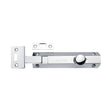 Heritage Brass Accessories Polished Chrome / Cranked Surface Bolts / 150mm / 6" Heritage Brass - Door Bolt Necked Flat 6" Polished Chrome Finish