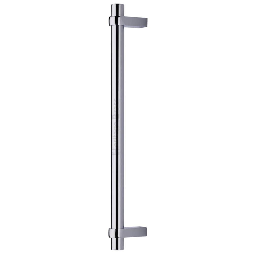 Heritage Brass Door Furniture Polished Chrome / Pull Handles (Bolt Through) Heritage Brass - Door Pull Handle Industrial Design 505mm Polished Chrome Finish