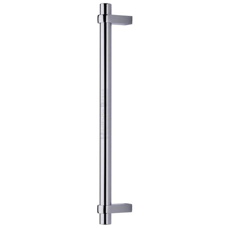 Heritage Brass Door Furniture Polished Chrome / Pull Handles (Bolt Through) Heritage Brass - Door Pull Handle Industrial Design 505mm Polished Chrome Finish