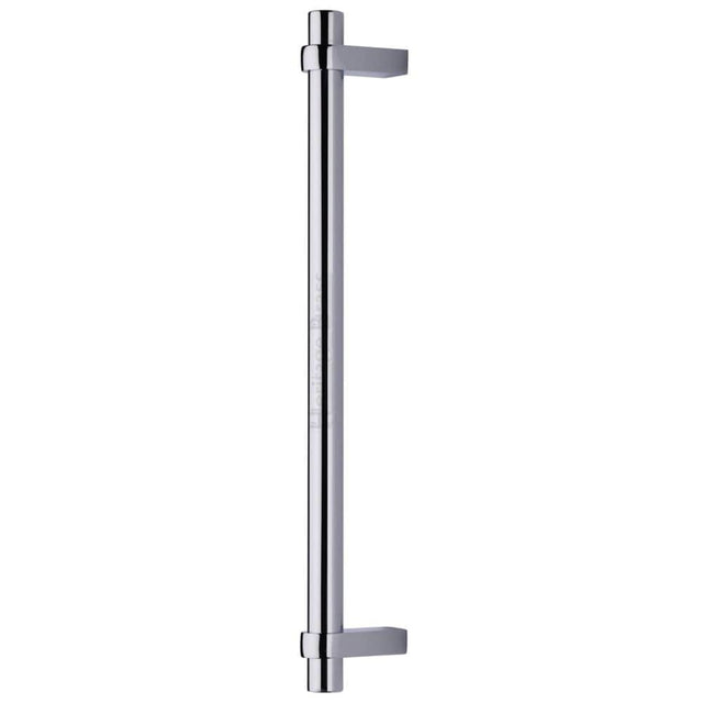 Heritage Brass Door Furniture Polished Chrome / Pull Handles (Bolt Through) Heritage Brass - Door Pull Handle Industrial Design 505mm Polished Chrome Finish