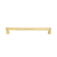 Heritage Brass Door Furniture Satin Brass / Pull Handles (Bolt Through) Heritage Brass - Door Pull Handle Pyramid Design 326mm Satin Brass Finish
