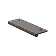 Heritage Brass Cabinet Hardware Matt Bronze / Edge Pull Heritage Brass - Edge Pull Cabinet Handle Hammered Design - 38mm Width - Matt Bronze