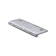 Heritage Brass Cabinet Hardware Polished Chrome / Edge Pull Heritage Brass - Edge Pull Cabinet Handle Hammered Design - 38mm Width - Polished Chrome