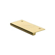 Heritage Brass Cabinet Hardware Polished Brass / Edge Pull / 50mm Heritage Brass - EPT Edge Pull Cabinet Handle 50mm Polished Brass Finish