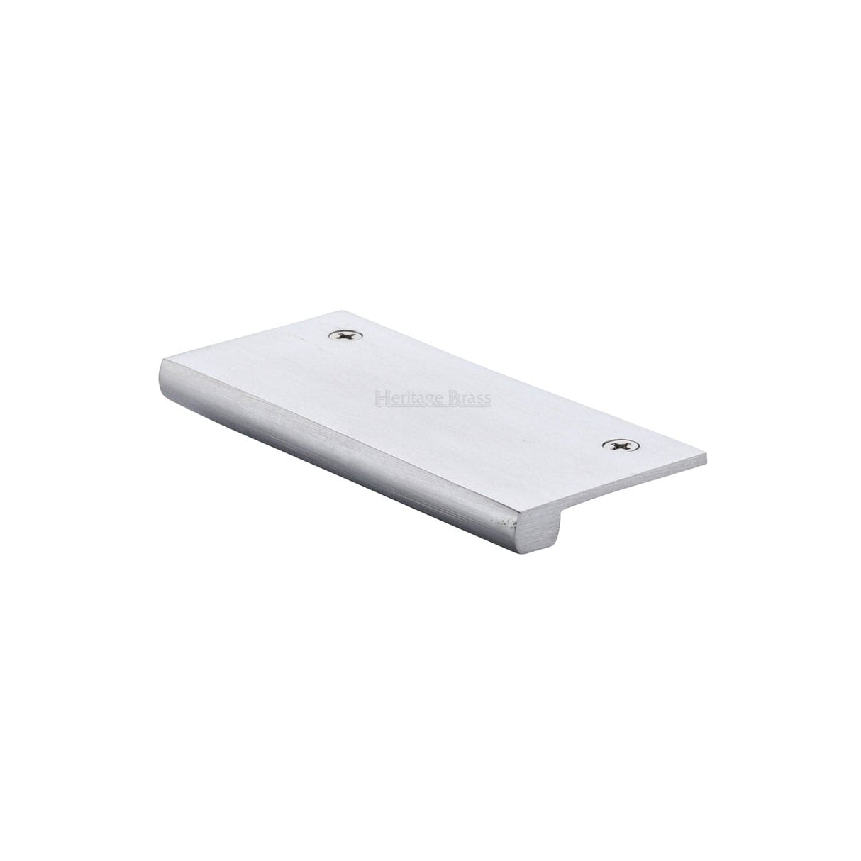 Heritage Brass Cabinet Hardware Satin Chrome / Edge Pull / 50mm Heritage Brass - EPT Edge Pull Cabinet Handle 50mm Satin Chrome Finish