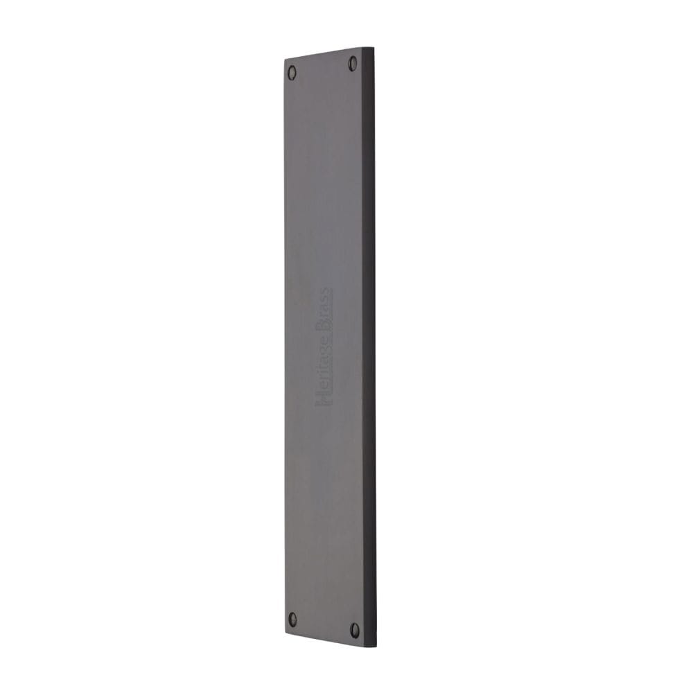 Heritage Brass Door Furniture Matt Bronze / Finger Plates / 310 x 76mm Heritage Brass - Fingerplate 310 x 76mm - Matt Bronze Finish