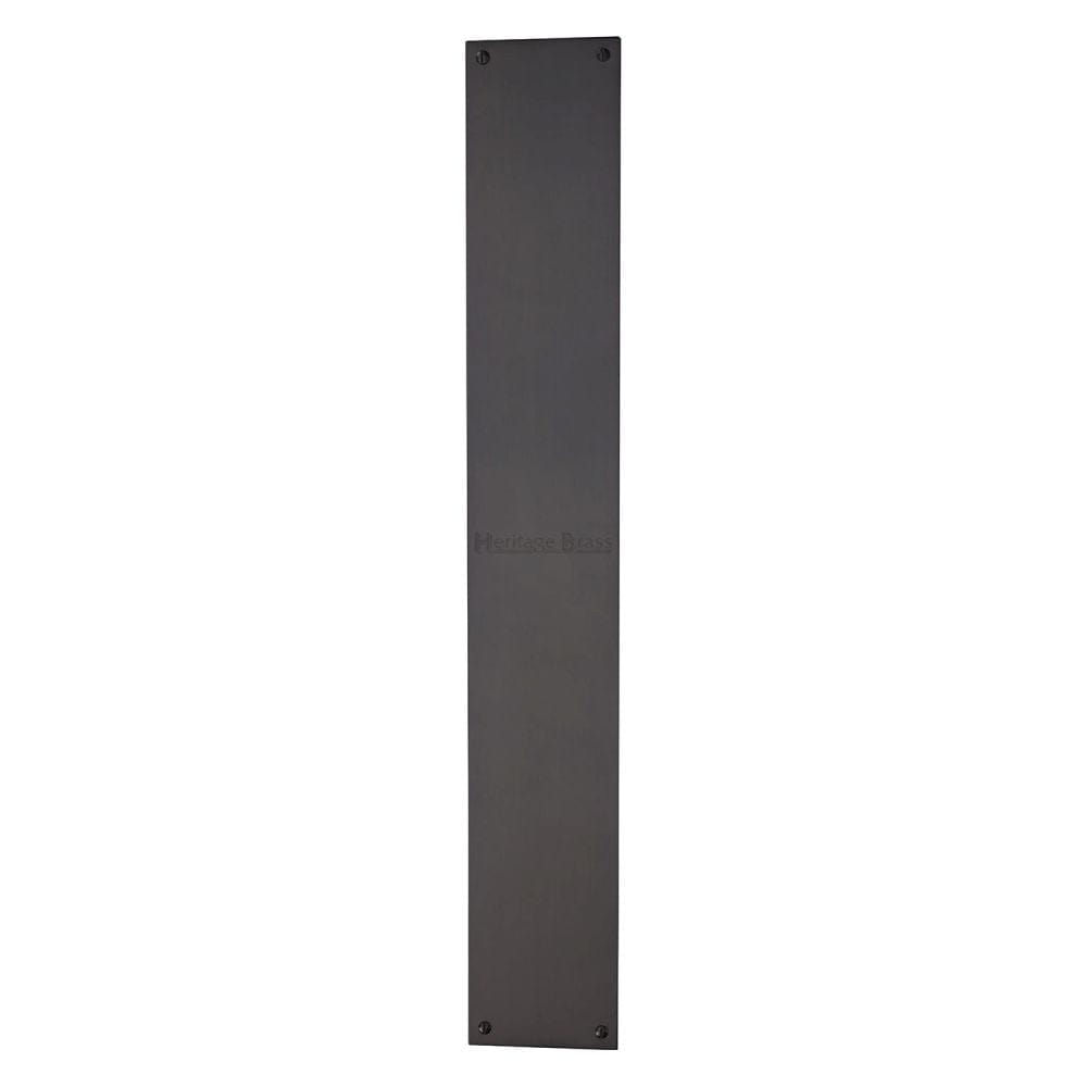 Heritage Brass Door Furniture Matt Bronze / Finger Plates / 500 x 76mm Heritage Brass - Fingerplate 500 x 76mm - Matt Bronze Finish