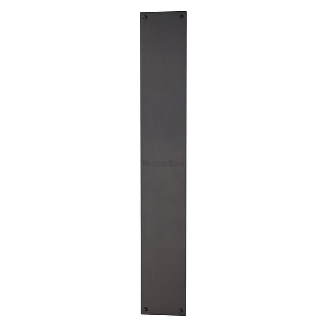 Heritage Brass Door Furniture Matt Bronze / Finger Plates / 500 x 76mm Heritage Brass - Fingerplate 500 x 76mm - Matt Bronze Finish