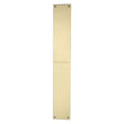 Heritage Brass Door Furniture Polished Brass / Finger Plates / 500 x 76mm Heritage Brass - Fingerplate 500 x 76mm - Polished Brass Finish