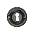 Heritage Brass Door Furniture Matt Bronze / Mortice Key Profile Escutcheons Heritage Brass - Heritage Brass Open Keyhole Round - V1016 - Matt Bronze