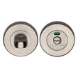 Heritage Brass Door Furniture Satin Nickel Heritage Brass - Indicator Bathroom Turn & Release - V4046 - Satin Nickel