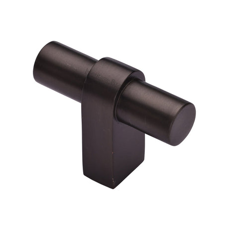 Heritage Brass Cabinet Hardware Matt Bronze / Cabinet Knobs Heritage Brass - Industrial T-Bar Cabinet Knob - Matt Bronze
