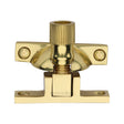 Heritage Brass Window Furniture Unlacquered Brass / Sash Window Brighton Fasteners / Yes Heritage Brass - Narrow Brighton Sash Fastener Unlacquered Brass finish
