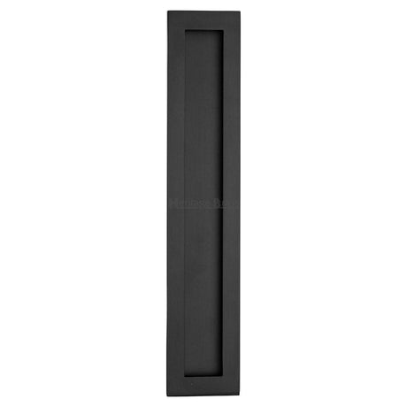 Heritage Brass Door Furniture Matt Black Heritage Brass - Rectangular Flush Pull - C1855 - Matt Black