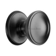 Heritage Brass Door Furniture Matt Black / Round Centre Door Knob Heritage Brass - Round Centre Door Knob 3" Matt Black finish