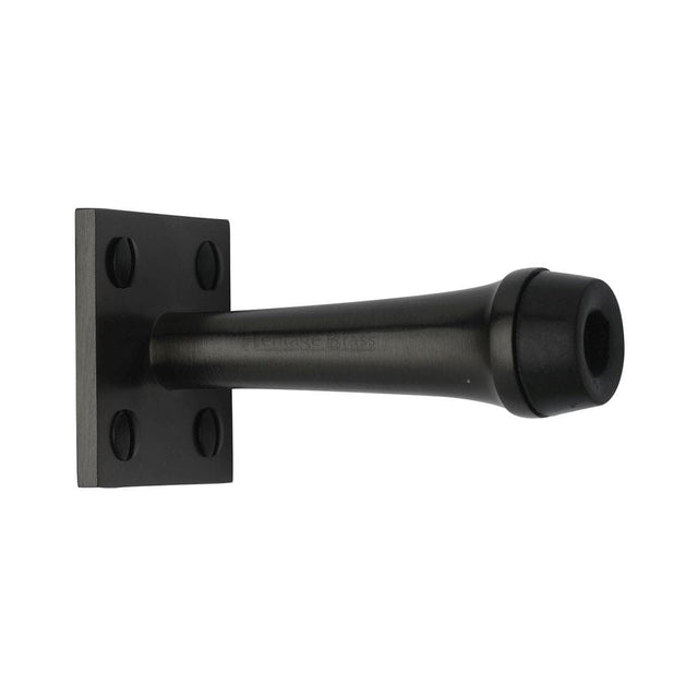 Heritage Brass Door Furniture Matt Bronze / Projection Door Stop Heritage Brass - Wall Mounted Door Stop 3" Matt Bronze Finish